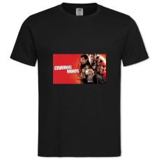 TCriminal Minds Theme Print -shirt with Print Criminal Minds Theme Print - 2XL black