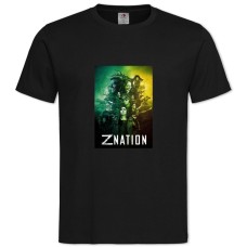 TZ Nation Print -shirt with Print Z Nation Print - 2XL black