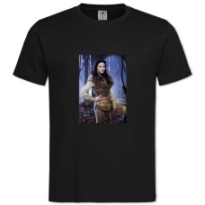 Футболка с принтом Однажды В Сказке Принт - 2XL черная