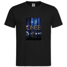 Футболка с принтом Однажды В Сказке Главная Тема - 2XL черная