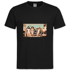 Футболка з принтом Відчайдушні Домогосподарки Герої - 2XL чорна