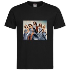 Футболка з принтом Відчайдушні Домогосподарки Герої Принт - 2XL чорна