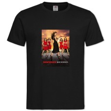 Футболка з принтом Відчайдушні Домогосподарки Головні Персонажі Принт - 2XL чорна