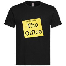 Футболка с принтом Офис Логотип - 2XL черная