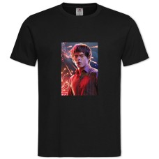 TStranger Things Jonathan Byers -shirt with Print Stranger Things Jonathan Byers - 2XL black