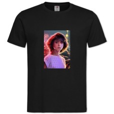 TStranger Things Nancy Wheeler -shirt with Print Stranger Things Nancy Wheeler - 2XL black