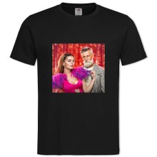 Футболка з принтом Папік Головні Герої - 2XL чорна