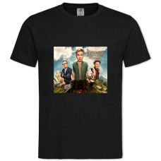 Футболка с принтом Последний Москаль Главные Герои - 2XL черная