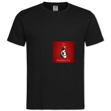TValentine's Day Happy Valentines Day -shirt with Print Valentine's Day Happy Valentines Day - 2XL black