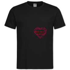 TValentine's Day You Are My Happiness -shirt with Print Valentine's Day You Are My Happiness - 2XL black