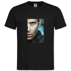 TSupernatural Dean Winchester Print -shirt with Print Supernatural Dean Winchester Print - 2XL black
