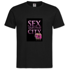 TSex And The City Logo Heroes -shirt with Print Sex And The City Logo Heroes - 2XL black