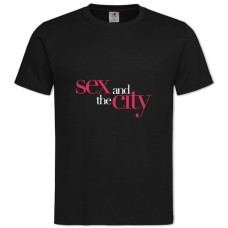 TSex And The City Logo -shirt with Print Sex And The City Logo - 2XL black