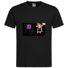 TSex And The City Carrie Bradshaw Print -shirt with Print Sex And The City Carrie Bradshaw Print - 2XL black