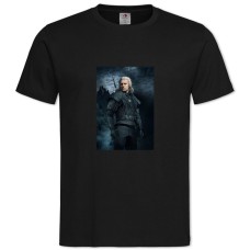 TThe Witcher Geralt 2 -shirt with Print The Witcher Geralt 2 - 2XL black