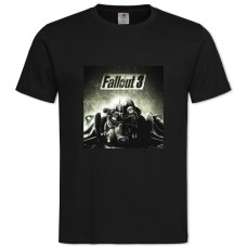 Футболка с принтом Фоллаут 3 Принт - 2XL черная