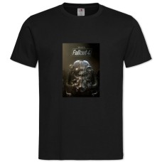 Футболка с принтом Фоллаут 4 Создание - 2XL черная