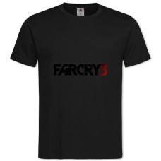 Футболка с принтом Фар Край 3 Логотип - 2XL черная