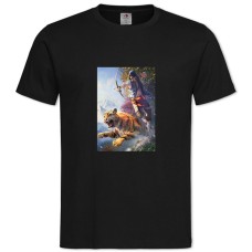 Футболка с принтом Фар Край Тигр Издание - 2XL черная