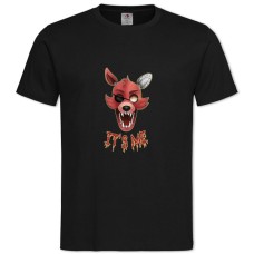 Футболка с принтом Пять Ночей У Фредди Это Я - 2XL черная