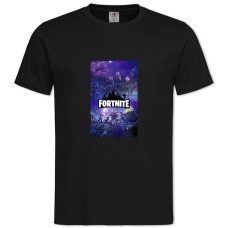 Футболка с принтом Фортнайт Принт - 2XL черная