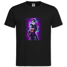 Футболка с принтом Фортнайт Девушка Скин - 2XL черная