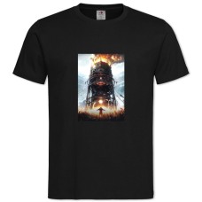 Футболка с принтом Фростпанк Принт - 2XL черная