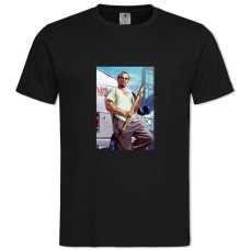 Футболка с принтом ГТА Герой Тревор - 2XL черная