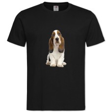 Футболка с принтом Смешная Собака - 2XL черная