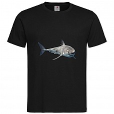 TShark With Sharp Teeth -shirt with Print Shark With Sharp Teeth - 2XL black