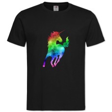 TSpace Shadow Of Unicorn -shirt with Print Space Shadow Of Unicorn - 2XL black