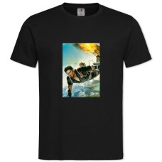 Футболка с принтом Джаст Кейс Героический Принт - 2XL черная