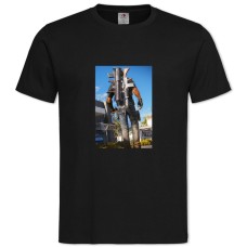 Футболка с принтом Джаст Кейс Герой Пистолеты - 2XL черная