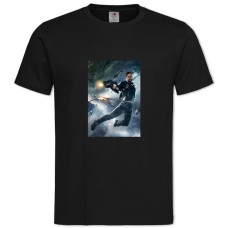 Футболка с принтом Джаст Кейс Могущий Герой - 2XL черная