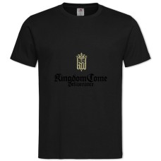 Футболка с принтом Киндам Кам Да Приидет Царствие Избавление Логотип - 2XL черная