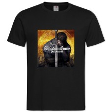 Футболка с принтом Киндам Кам Да Приидет Царствие Избавление Принт - 2XL черная
