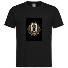 Футболка с принтом Киндам Кам Да Приидет Царствие Избавление Тематика - 2XL черная