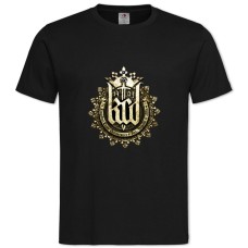 Футболка с принтом Киндам Кам Да Приидет Царствие Избавление Логотип Принт - 2XL черная