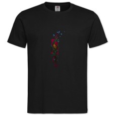 Футболка с принтом Странная ЖИзнь Тату Издание - 2XL черная