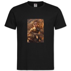 Футболка с принтом Мтг Героиня Девушка - 2XL черная