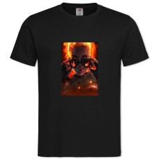 Футболка с принтом Мтг Тематика - 2XL черная