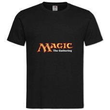 Футболка с принтом Мтг Логотип - 2XL черная