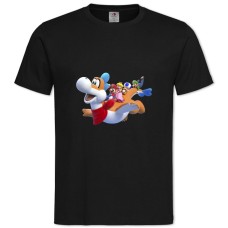 Футболка з принтом Маріо Герої - 2XL чорна