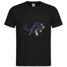 Футболка с принтом Монстер Хантер: Мир Прикольная Создание - 2XL черная