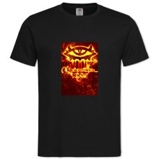 Футболка з принтом Невервінтер Вогонь Логотип Принт - 2XL чорна