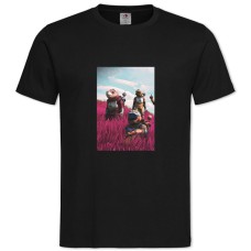 Футболка з принтом Ноу Менс Скай Герої - 2XL чорна