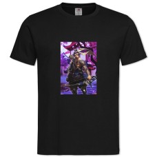 Футболка з принтом Овервотч Ханзо Шімада - 2XL чорна