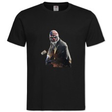 Футболка с принтом Пейдей Главный Герой - 2XL черная