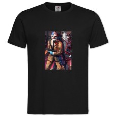 Футболка з принтом Пейд Арт Версія - 2XL чорна