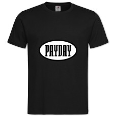 Футболка с принтом Пейдей Логотип - 2XL черная